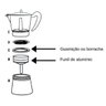 Cafeteira Italiana para 9 Xícaras Alumínio - 6