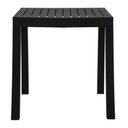 Ver imagem 2 de Mesa de Jantar Área Externa Quadrada Creta Pequena Fratini 72 Cm (largura) em Polipropileno Preto