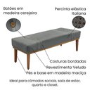 Ver imagem 4 de Kit Cabeceira e Calçadeira Recamier King 1,95m Cinza Grafite