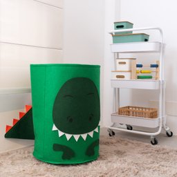 Cesto infantil de feltro dinossauro - Oikos - 5