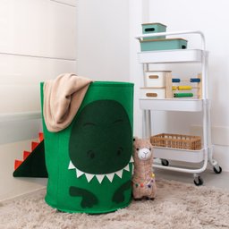 Cesto infantil de feltro dinossauro - Oikos - 6