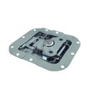 Ver imagem 1 de Fecho Borboleta Cromado Aço 10,5x10,5cm Porta Cadeado