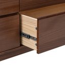 Ver imagem 6 de Cômoda 6 Gavetas Madeira Maciça com Palha Sintética Siena Marrom