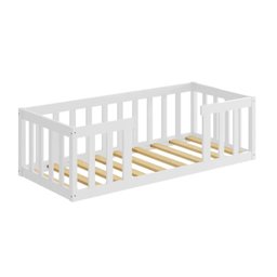 Cama Infantil Montessoriana Nemargi Cor Branco - 1