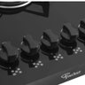 Fogão Cooktop Fischer 5 Bocas Gás Mesa Vidro Preto - 3