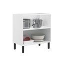 Ver imagem 1 de Balcão de Cozinha Itatiaia New Premium em Aço 2 Portas Branco sem Tampo