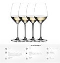 Ver imagem 3 de Kit 4 Taças Cristal Riedel Heart To Heart Riesling Vinho