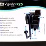 Filtro de Aquário Fe 25 Vigo Ar Filtro Externo até 50l - Vazão 250 L/h - 5