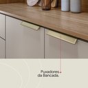 Ver imagem 7 de Cozinha Compacta Pitanga 10 Portas 2 Gavetas Amêndola Touch/nude Prime Tx - Pnr Móveis