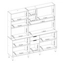 Ver imagem 5 de Cozinha Compacta Pitanga 10 Portas 2 Gavetas Amêndola Touch/nude Prime Tx - Pnr Móveis