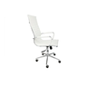 Cadeira Escritório Branca Presidente Eames Couro 3301 Alta - 3