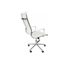 Cadeira Escritório Branca Presidente Eames Couro 3301 Alta - 4