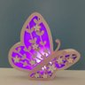 Luminária RGB Borboleta com Bateria Recarregável - 5