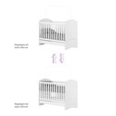 Ver imagem 7 de Quarto de Bebê com Berço Minicama e Guarda Roupa Bala de Menta Henn