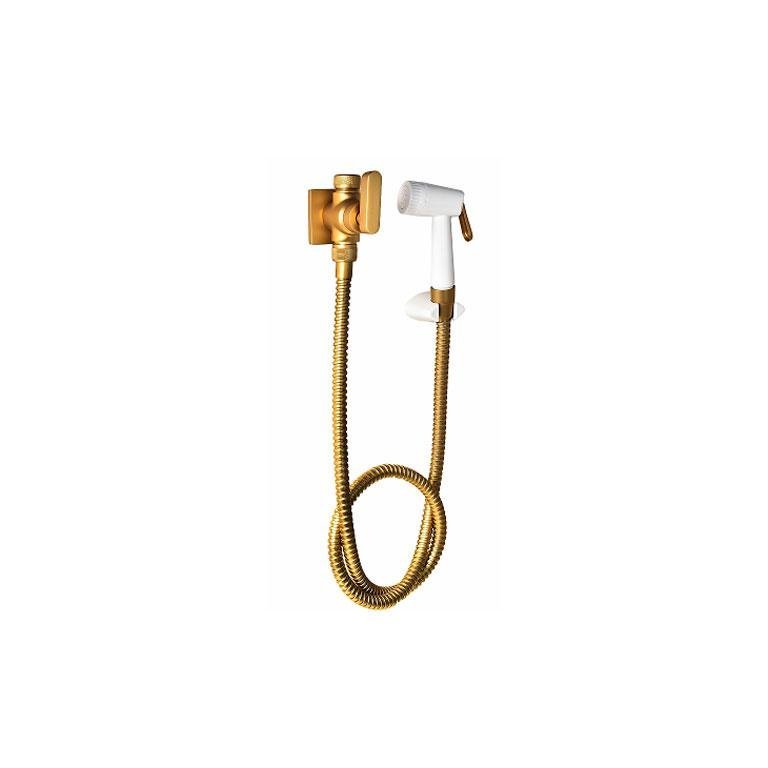 Ducha Higiênica com Derivação 1984 Dourado Fosco - Perflex