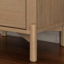Ver imagem 6 de Mesa de Cabeceira para Quarto 52cm 2 Gavetas Nira Tauari F07 - Mpozenato