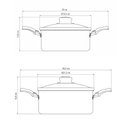 Ver imagem 3 de Jogo de Caçarolas Turim 2 Peças Alumínio Antiaderente 18cm e 20cm Vermelho PTV - Tramontina