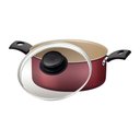 Ver imagem 5 de Jogo de Caçarolas Turim 2 Peças Alumínio Antiaderente 18cm e 20cm Vermelho PTV - Tramontina