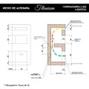 Ver imagem 3 de Churrasqueira a Gás de Embutir 4 Espetos Titanium Preta Voltagem:220v; Tipo de Gás:gás Natural