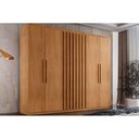 Ver imagem 1 de Guarda Roupa 6 Portas e 2 Gavetas Cairo Naturale - Rufato