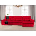 Ver imagem 3 de Sofá Fusion 3.60m Elétrico com Usb e Vibro Massagem - Vermelho