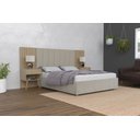 Ver imagem 2 de CABECEIRA CAMA CASAL BOX ZARA COM MESA DE CABECEIRA