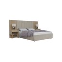 Ver imagem 1 de CABECEIRA CAMA CASAL BOX ZARA COM MESA DE CABECEIRA