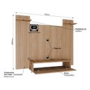 Ver imagem 4 de Painel para TV até 50 Polegadas 1 Porta Mendoza drd Móveis