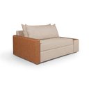 Ver imagem 3 de Sofá Cama Panamá Compose Linho Bege 2 Lugares Império Estofados