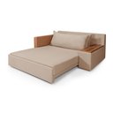 Ver imagem 1 de Sofá Cama Panamá Compose Linho Bege 2 Lugares Império Estofados