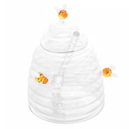 Meleira de Vidro com Pegador Lovely Bee 10cm X 13,5 - 4