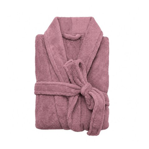 Roupão de Banho Feminino g Microfibra Rosa Malva - Camesa