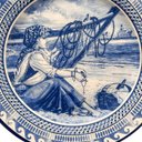 Ver imagem 3 de Prato Decorativo Portugues Artesanal Luiz Salvador Mod 2
