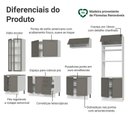Ver imagem 4 de Armário de Cozinha Completa 340 cm Branco/Cinza Vik Madesa 01