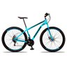 Bicicleta Bike Aço 21 Marchas Velocidades Aro 29 Azul Celeste - 1