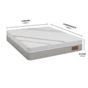 Ver imagem 2 de Colchão Casal Sr Life Silver Molas Ensacadas Espuma D26 138x188x27cm Cinza