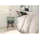 Ver imagem 3 de Mesa de Cabeceira Mdf Pés Palitos com 1 Gaveta e 1 Nicho Plancasa Verde Jade