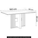 Ver imagem 4 de Mesa de Jantar 6 Lugares 160cm Vidro Canto Reto Zinia Nature/off H02 - Mpozenato