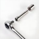 Ver imagem 4 de Kit 40 Peças Jogo Soquetes 1/4" 3/8" Catraca Reversível