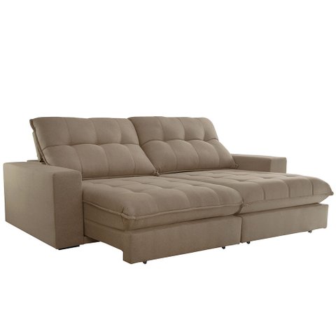 Sofa Retrátil Dublin 2,30m Mola Ensacada 04 Lugares Txr