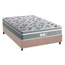 Ver imagem 1 de Cama Box Casal: Colchão Molas Ensacadas Probel MasterPocket ProDormir Evolution + Base CRC Suede