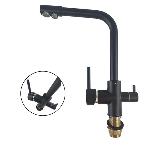 Torneira Monocomando Misturador 360 Quente Frio Luxo Filtro Cozinha Cuba Mesa Bancada