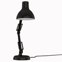 Ver imagem 1 de Luminaria Regulavel Articulada Escritorio Leitura Base Mesa Metal Articulavel Preto