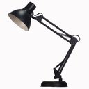Ver imagem 2 de Luminaria Regulavel Articulada Escritorio Leitura Base Mesa Metal Articulavel Preto