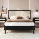 Ver imagem 6 de Cama Casal Palhinha Oslo 27055 Pes Madeira 152 Cm Nero Artesano