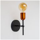 Ver imagem 5 de Arandela Parede Cabeceira Quarto e Lavabo Preto e Cobre