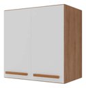 Ver imagem 2 de Armario Aereo Joia 60cm Cozinha Moderna Madeirado / Branco