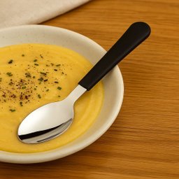 Jogo Talheres Tramontina Leme em Aço Inox e Cabo Preto 18 Peças - 5