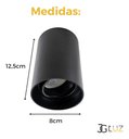 Ver imagem 6 de Kit 4 Spot Sobrepor Redondo Direcionável + Lâmpada Led Mr16 - Preto - Bco Neutro 4000k