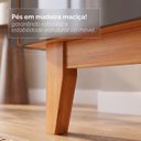 Ver imagem 7 de Rack para TV até 60 Polegadas MDF 158cm Pés em Madeira Maciça 4 Portas 1 Nicho Adria Versátile C
